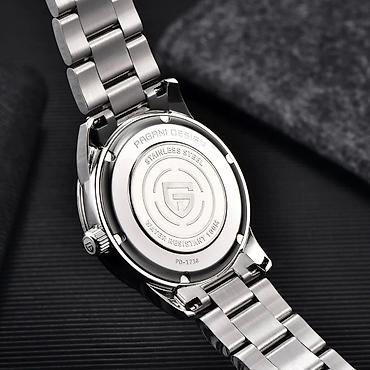 Классические часы: Pagani Design PD-1734 • Механизм: Кварц Seiko VH31 (Япония). • — 6