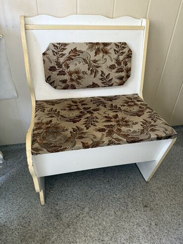 Банкетки: Банкетка, Б/у, Без полок, Самовывоз, цвет - Белый — 4