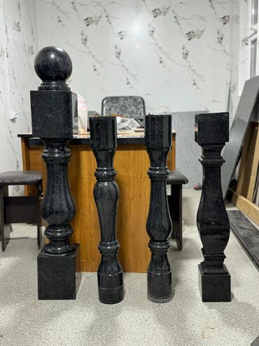 Фасадные гранитные плитки: Размер: Другой размер мм, Черный, Бесплатный выезд, Установка — 19