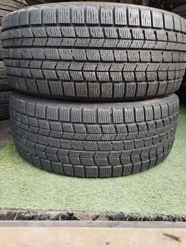 колесо на москвич: Шины 225 / 55 / R 16, Зима, Б/у, Пара, Легковые, Япония, Dunlop