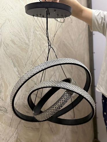 İşıqlandırma: Led Çılçıraq, 3 lampa, Metal — 1