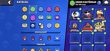 hanı: Məhsul: Brawl Stars oyun hesabı Xüsusiyyətlər: - Kupa yolu: 98,499 — 3