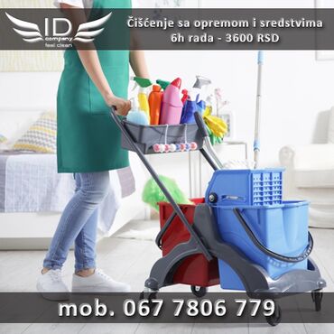 Usluge: Čišćenje stambenih i poslovnih prostora uz profesionalnu opremu i