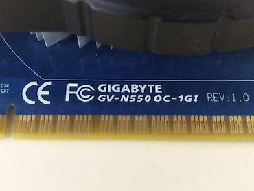 rtx 3070 8gb: Videokart Gigabyte GeForce GTX 550 Ti, < 4 GB, İşlənmiş — 5