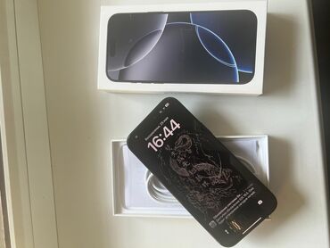 iphone xs max цена в бишкеке бу: IPhone 16 Pro Max, Колдонулган, 256 ГБ, Black Titanium, 100 %