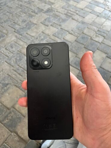 qaz sobasi ve qiymeti: Honor X8a, 128 GB, rəng - Qara, Barmaq izi
