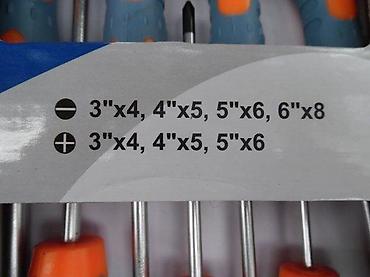 Setovi ručnog alata: GEKO set odvijača CRV – 7 delova - Set univerzalnih odvijača sa — 2