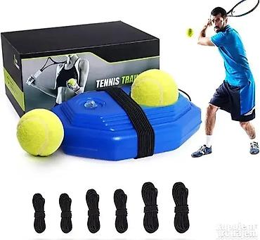 dres messija: Trenažer za tenis sa dve loptice 🎾 Poboljšajte svoje veštine: Pomaže — 1