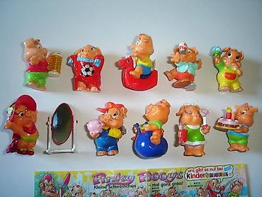 kinder surprise oyuncaqları: Kolleksiya üçün fiqurlar dəsti Kinder Surprise, Kinder Joy, Burger — 7
