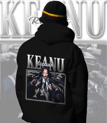 Svitşotlar: Retro Keanu Reeves Hoodie Celebrities kolleksiyamızın yeni üzvü 📢 👕