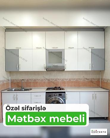 kunc dolablar: Sifarişlə mətbəx dəsti, MDF — 1