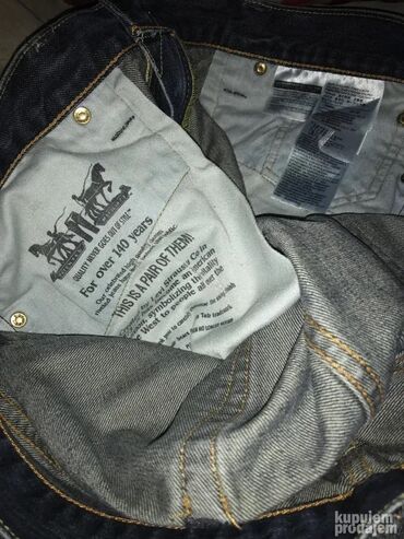 Farmerke: Original LeviS 505 farmerice 34 98% cotton 2% elastin Polustruk — 9