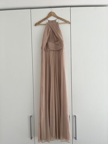 letnje haljine za punije: Asos M (EU 38), bоја - Bež, Večernji, maturski, Na bretele