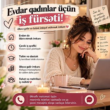 ev temizlemek: Evdar qadınlar üçün iş fürsəti Əlavə gəlir və özünü inkişaf etdirmək — 1