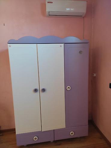 usaq skafi: Uşaq/yeniyetmə otağı üçün mebel paltar skafı hündürlüyü — 1