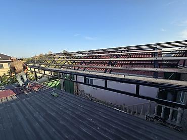 Dam örtükləri: Metalkonstruksiya “naves” karkası – həyət, giriş, terras və avtomobil — 4