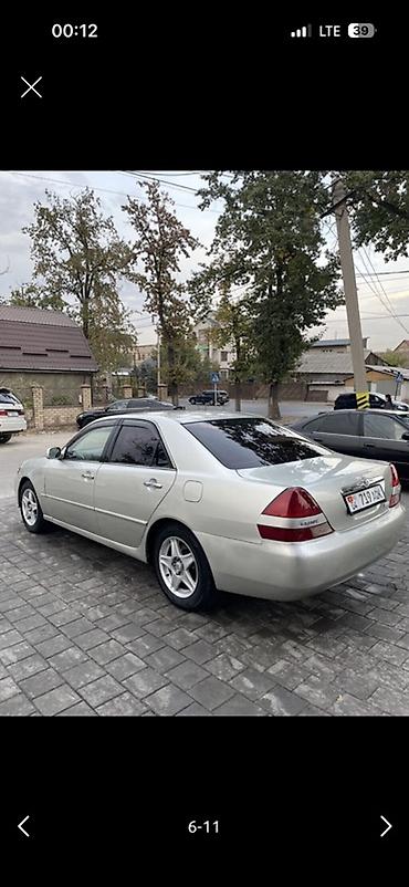 Продажа авто: Toyota Mark II: 2002 г., 2 л, Автомат, Бензин, Седан — 6