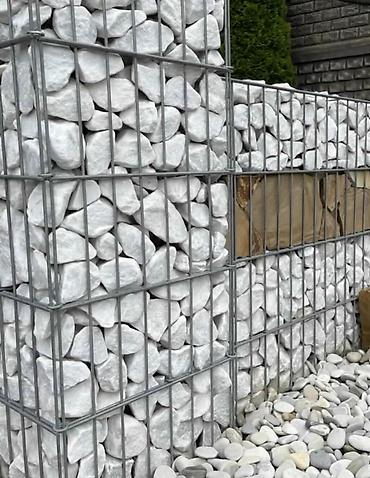 Мраморная крошка: Мраморная крошка, Белый, Ландшафтная, В тоннах — 24