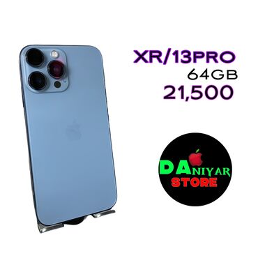 iphone xr корпус: IPhone Xr, Б/у, 64 ГБ, Синий, Защитное стекло, Чехол, 81 %