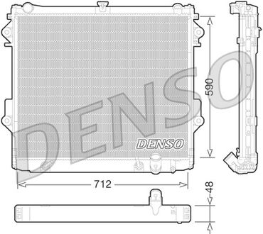 двиготеля: Радиатор на Toyota Land Cruiser 200/Радиатор Lexus LX570 Denso