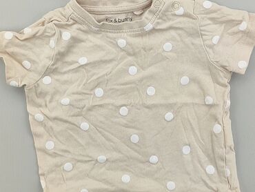 koszula baseball rozpinana: T-shirt, Fox&Bunny, 0-3 months, condition - Good