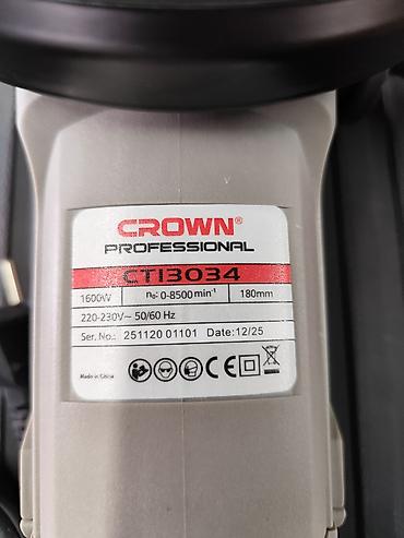 курки: Углошлифовальная машина (болгарка) CROWN Professional CT13034 - — 3