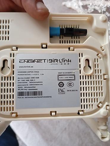 GPON ONU router – Enginet Birlink HG8546M Xüsusiyyətlər: - Model