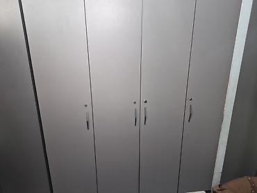 ucuz ofis masası: Ofis üçün dördqapılı şkaf sistemi - Material: laminat/MDFlam — 2