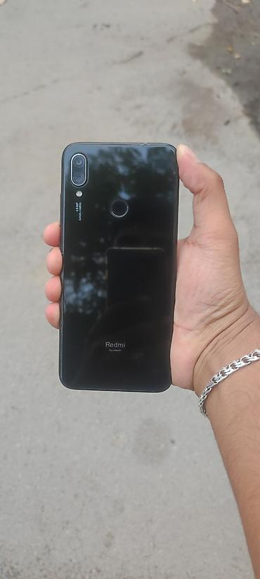 telefon ekran: Redmi Note 7, 64 GB, rəng - Qara, Barmaq izi — 1
