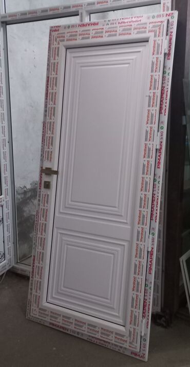 Plastik qapılar: Yeni Plastik qapı Zəmanətsiz, Ödənişli quraşdırma, Rayonlara çatdırılma, Ünvandan götürmə, Ödənişli çatdırılma — 6