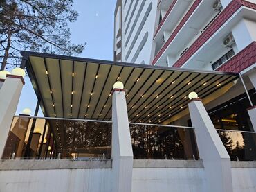 Naveslər, markizlər: Məhsul/Xidmət: Teras və fasad üçün avtomatik tent/pergola sistemləri — 1