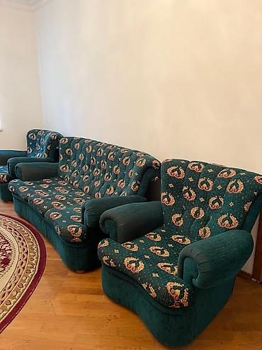divan satılır: İşlənmiş, Divan, 2 kreslo, Bazasız, Açılan — 5