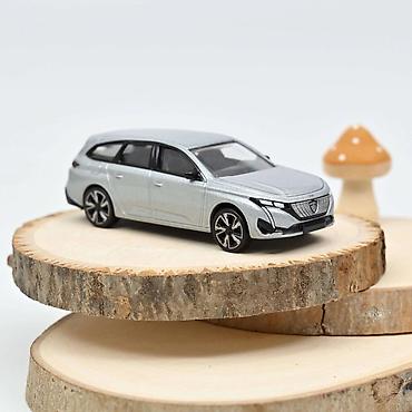 odece: 🚙 Peugeot 308 SW 2021 – Artense Grey – Norev Minijet (1:64) Norev — 1