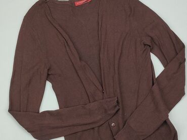 bordowa długa sukienki: Knitwear, S (EU 36), condition - Good