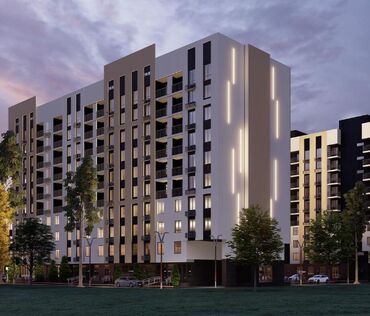 рядом с аламединским рынком: 2 комнаты, 64 м², Элитка, 2 этаж, ПСО (под самоотделку)