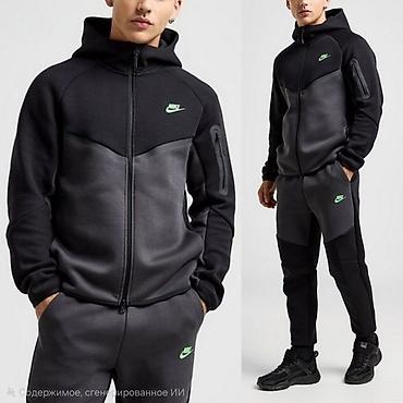 nike tech flece: Мужской спортивный костюм, M, Nike, Новый, цвет - Черный, Самовывоз, Платная доставка — 4