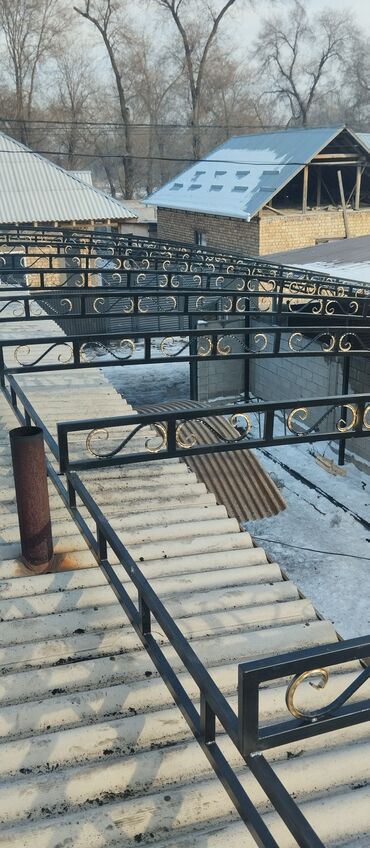 Кровля крыши: Навестин бардык түрлөрүн жасайбыз Хай-тэк, арка, полуарка сиздер — 3