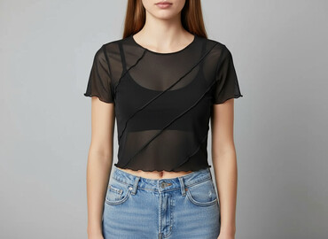 koszulki croop: Shein, Women`s T-shirt, size XS