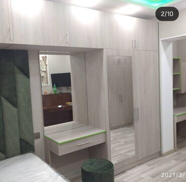 Sifarişlə mətbəx mebeli: Sifarişlə mətbəx dəsti, Özü çəkən petlələr, Parlaq laminat, Kredit yoxdur, Ödənişli çatdırılma — 2