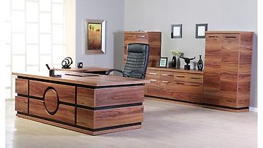 Ofis dəst mebeli: Ofis Mebel Dəsti - TƏCİLİ SATILIR Daxildir: - Rəhbər masası (1 ədəd) — 1