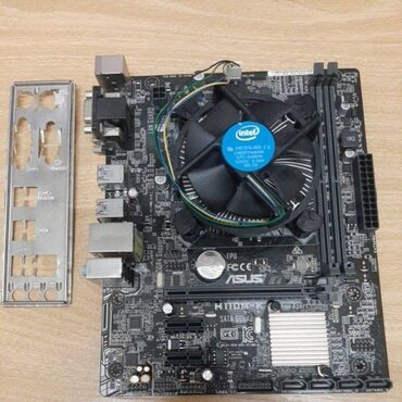 покрасочная камера: Материнская плата, Б/у, Asus, LGA1151, Micro-ATX, Для ПК