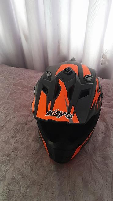 kask satin al: Kayo Moto off-road/dirt/motokross dəbilqəsi - Tip: Tam üzlü — 2