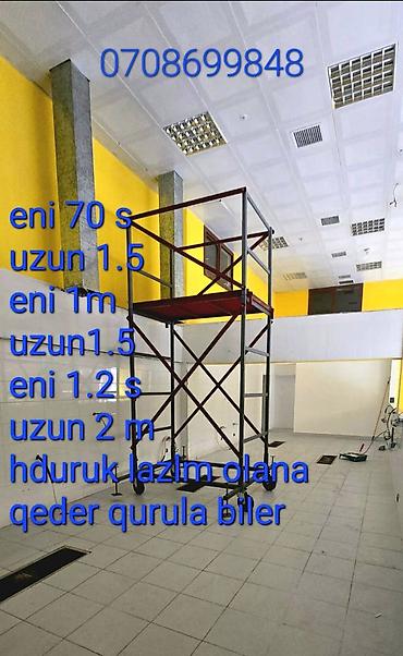 2 ci əl xalca: Təkərli lesa (mobil iş qülləsi) icarəsi - İstifadə sahələri: fasad və — 7