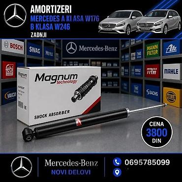 AMORTIZERI MERCEDES A B KLASA W176 W246 PREDNJI I ZADNJI |