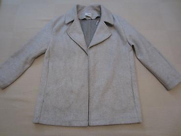 Kaputi: ZARA Basic sivi kaputić vel. M Ramena 50,pazuh 55,duzina 78cm. - — 4