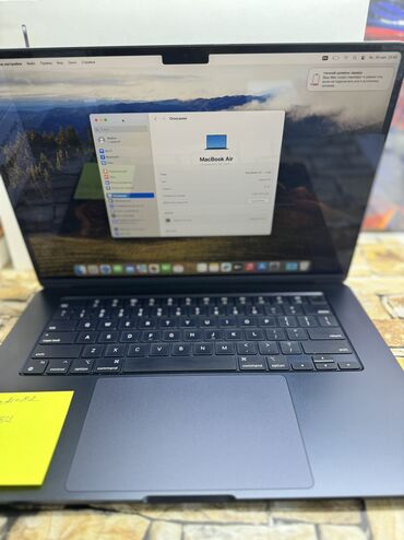 ssd macbook: Ноутбук, Apple, 8 ГБ ОЗУ, Apple M2, 15 ", Б/у, Для работы, учебы, память SSD
