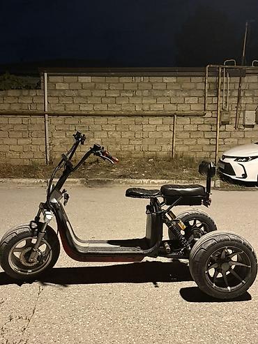 skuter elektrik: Elektrik üçtəkərli skuter (trike) - Güclü elektrik mühərriki, arxa — 4