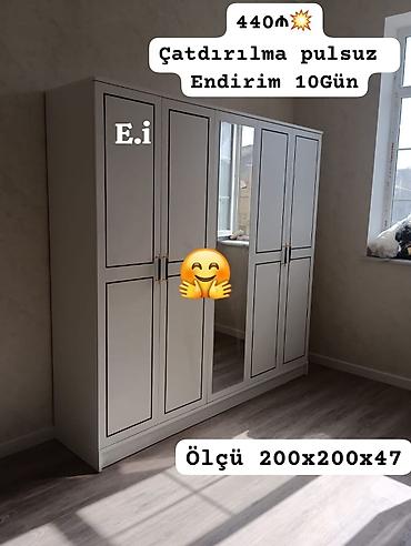 qarderob paltar dolabi: Dolab yeni qarderob paltar dolabı — 1