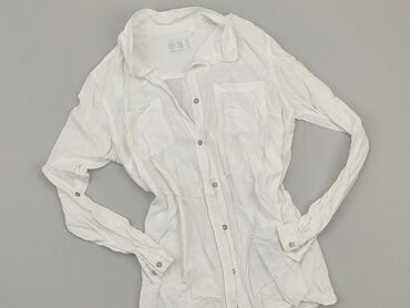 beżowa długa kamizelka: Shirt 14 years, condition - Good, pattern - Monochromatic, color - White