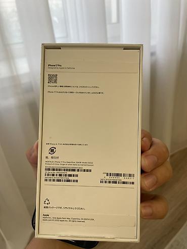Apple iPhone: IPhone 17 Pro, 256 ГБ, Синий, Коробка, 100 % — 10